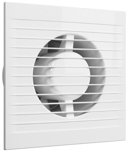 Вентилятор осевой Era E 125 S C D125 c сеткой и обратным клапаном белый фото Вентилятор осевой Era E 125 S C D125 c сеткой и обратным клапаном белый картинка